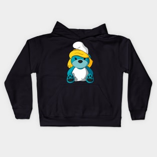 Smurfette Teddy Bear Kids Hoodie